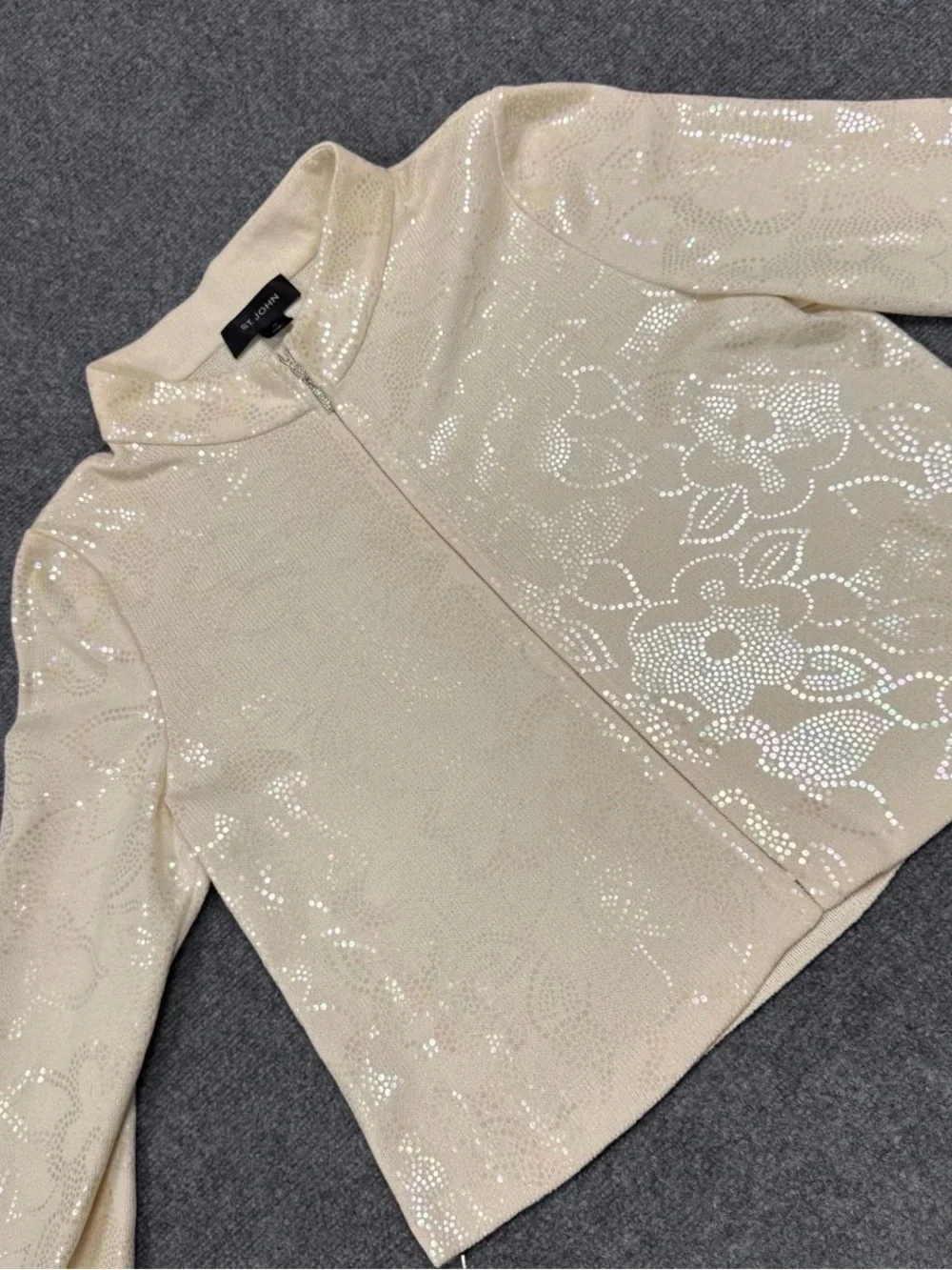 St. John Ivory jacket Size 14